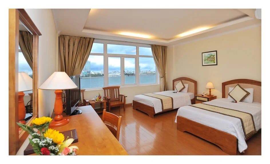 뱀부 그린 센트럴 침실