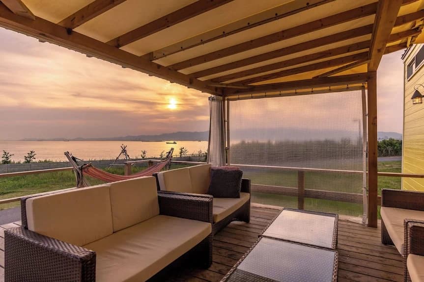 유니버셜 스튜디오 재팬(USJ) 그랜드 캠핑 팜 가든 마이시마 객실