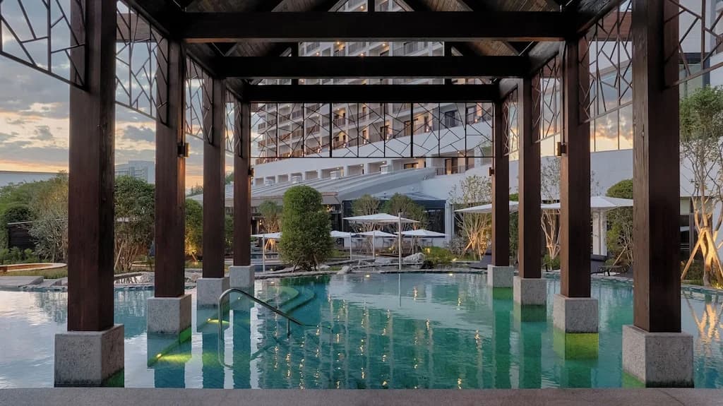 경주 나무 게스트하우스 수영장