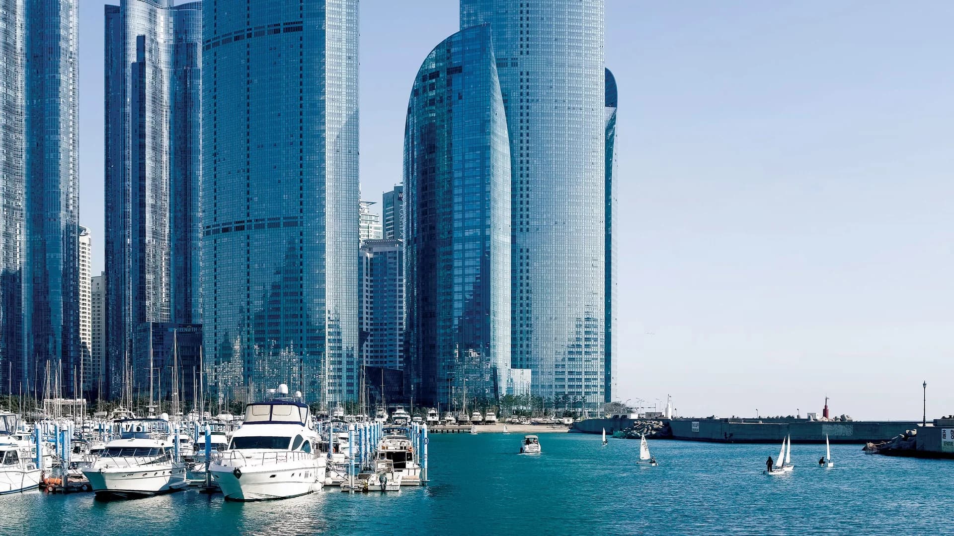 해운대 블루스토리 호텔 주변 환경