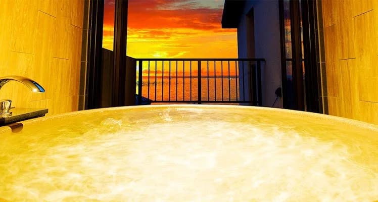 리잔 씨파크 호텔 탄차 베이 전망