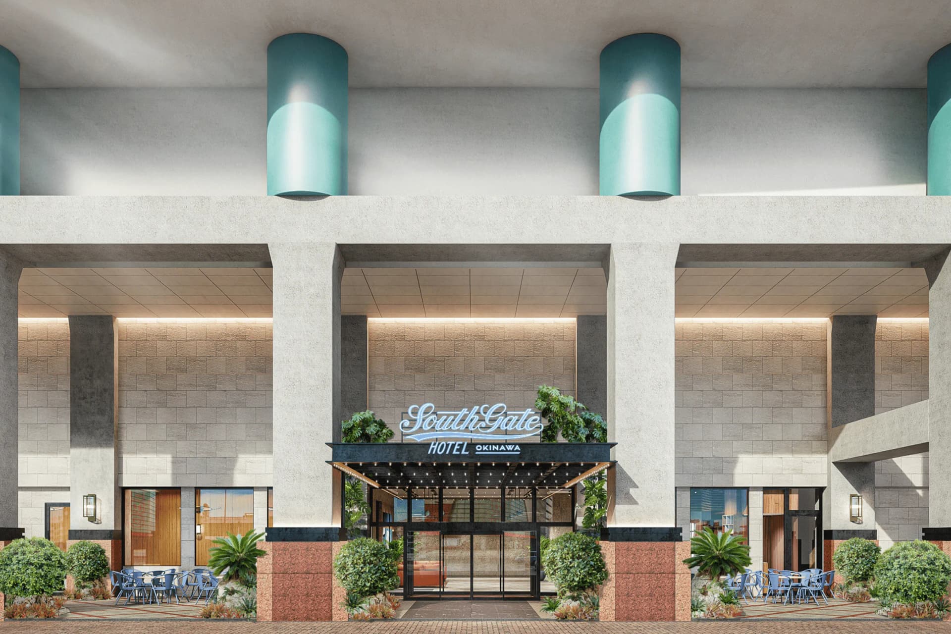 오키나와 본섬 사우스웨스트 그랜드 호텔 호텔 외관